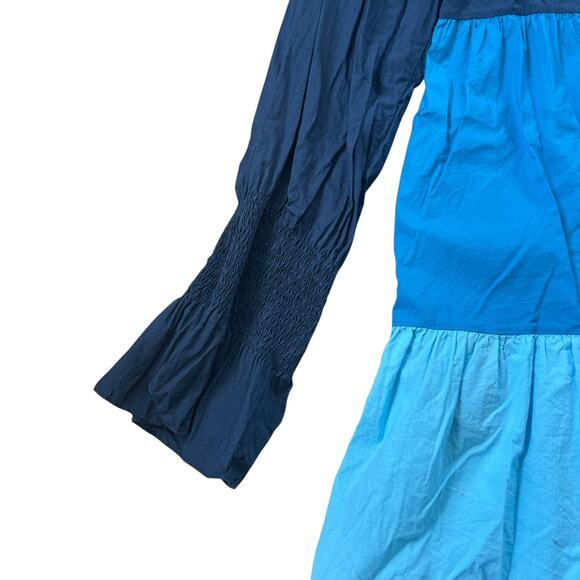 Figue Short Bella Dress Blue Colorblock - Picture 7 of 12